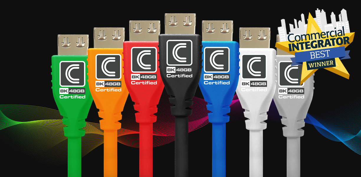 Comprehensive MicroFlex™ 8K HDMI Cable Black 9ft